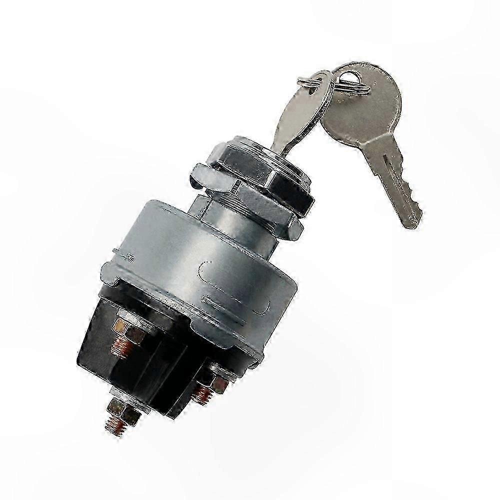 4-Position Ignition Switch Lock with Key for Tractor Truck Petrol Engine Farm Equipment Car Tool 12V On Off Start