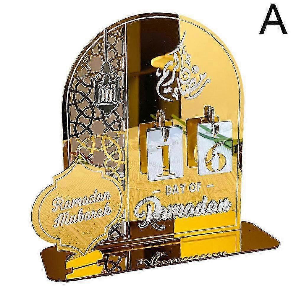 Ramadan Advent Countdown Calendar Acrylic Ramadan Festival Countdown Display