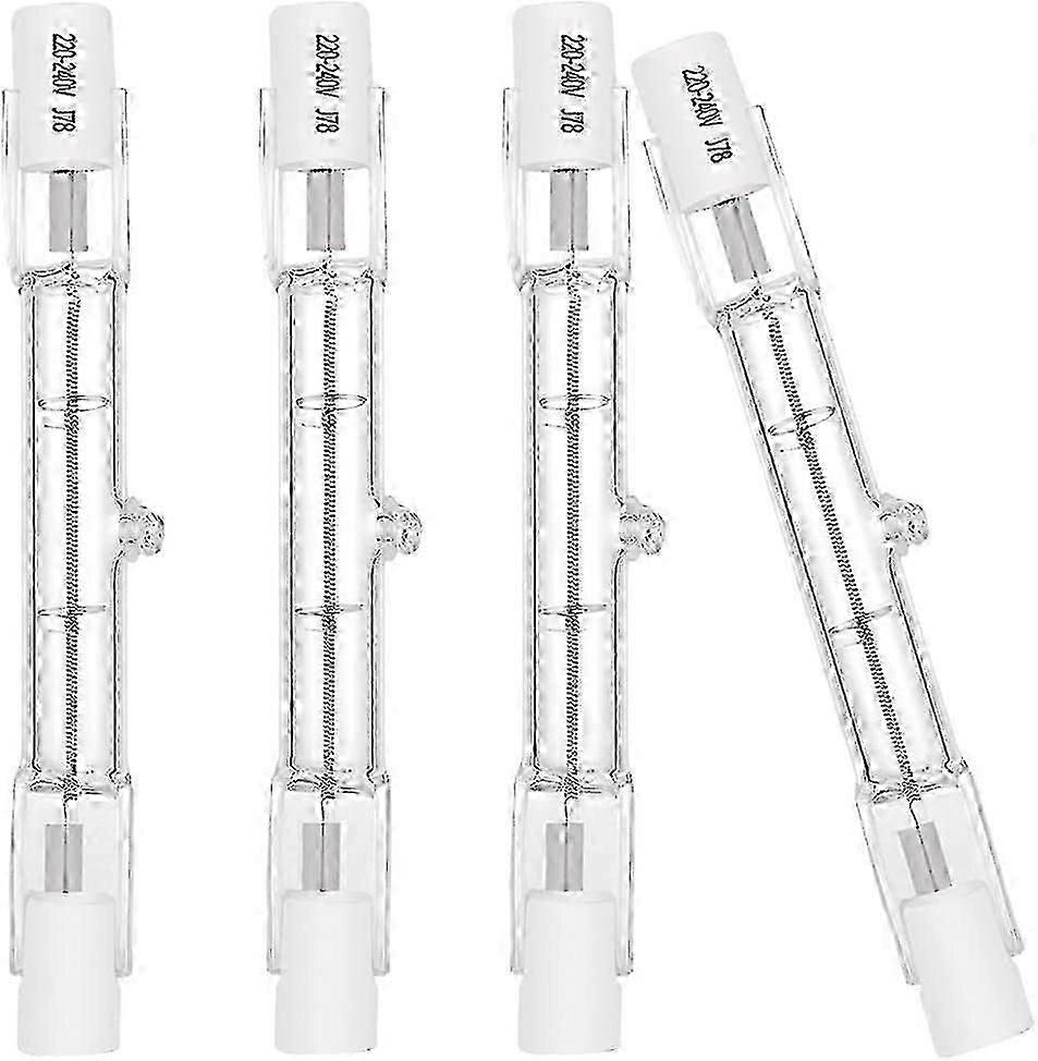 5 stuks 80W halogeenlamp R7S 78 mm 230V 2100lm warm wit 2700K T3 J type schijnwerperlamp