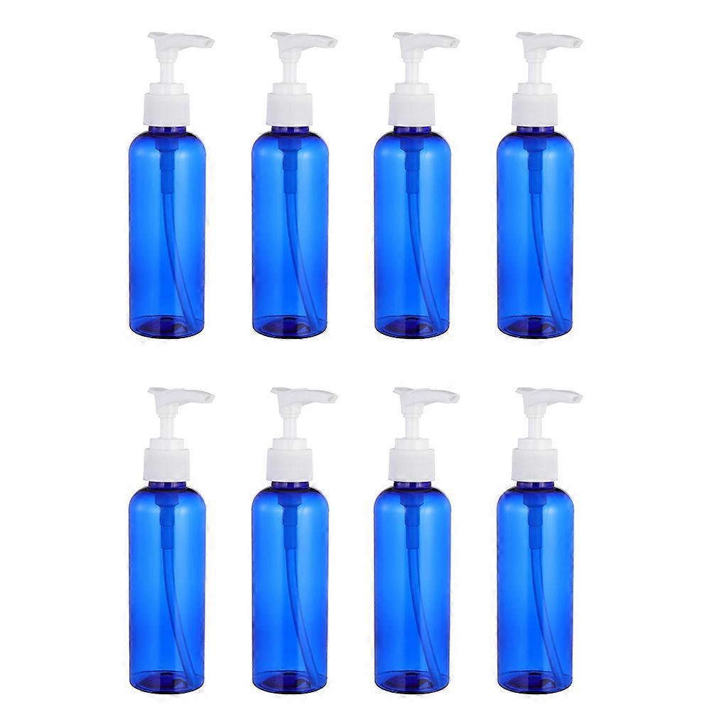 Travel Dispenser Bottle Plastic Pump for Storage Use 8Pcs Set
