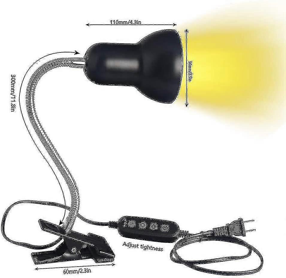 Led Uva Uvb Bulbs, Reptile Lamp Heated Terrestrial Turtle Lamp With Long Base For Reptiles And Amphibians [energy Class A +] A