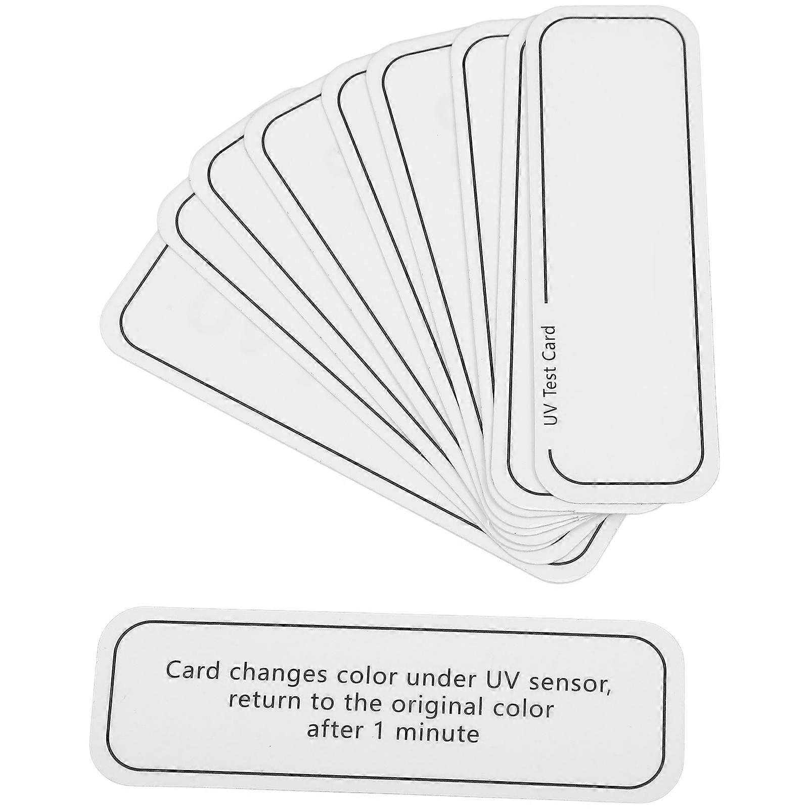 Uv Testing Small Card for Accurate Uv Intensity Measurement 10Pcs