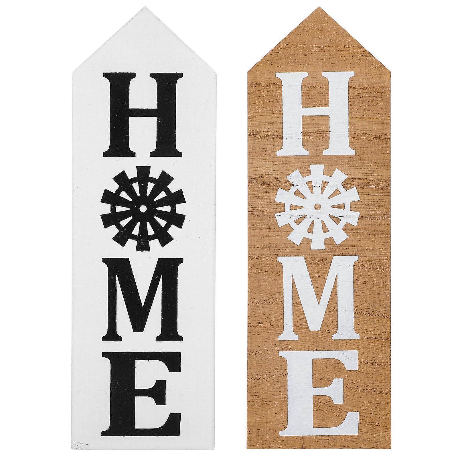 DIY Rustic Decoration Home Table Sign For Adults And Families Rectangular Shape 8 Pcs