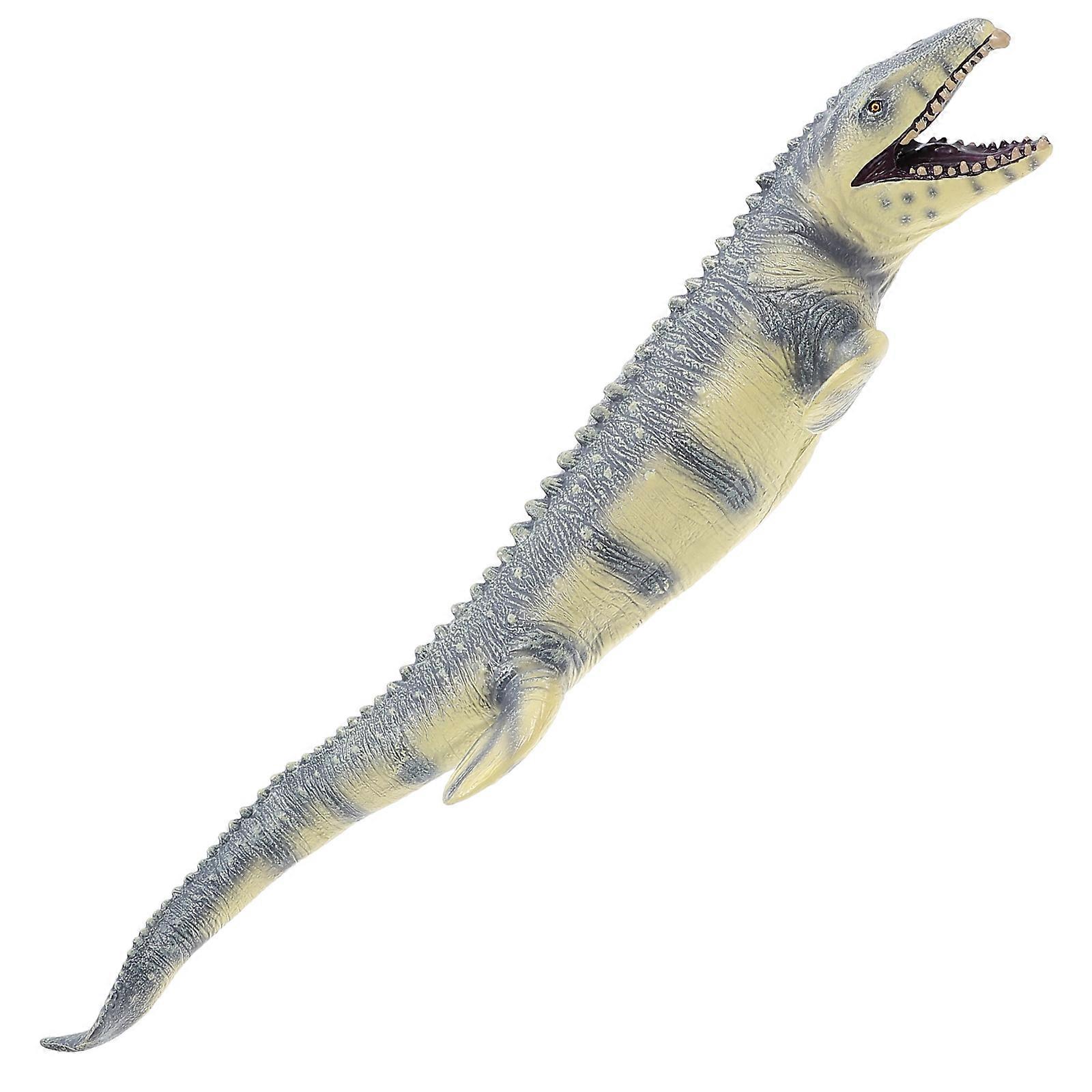 Simulation Dinosaur Figurine Mosasaurus Model for Decoration 4Pcs