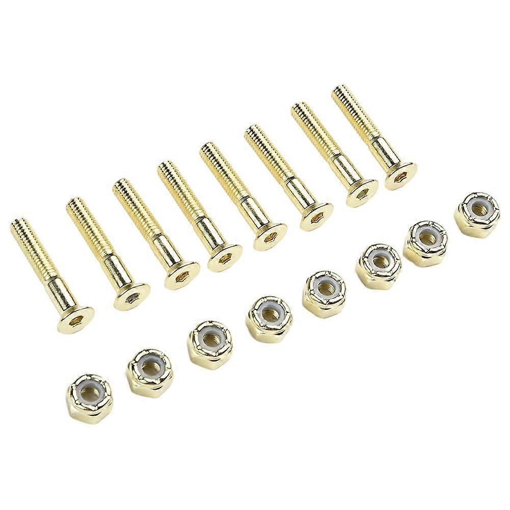 16Pcs/set Replacement Screws+Nuts Four-wheeled Skateboard Longboard Accessories