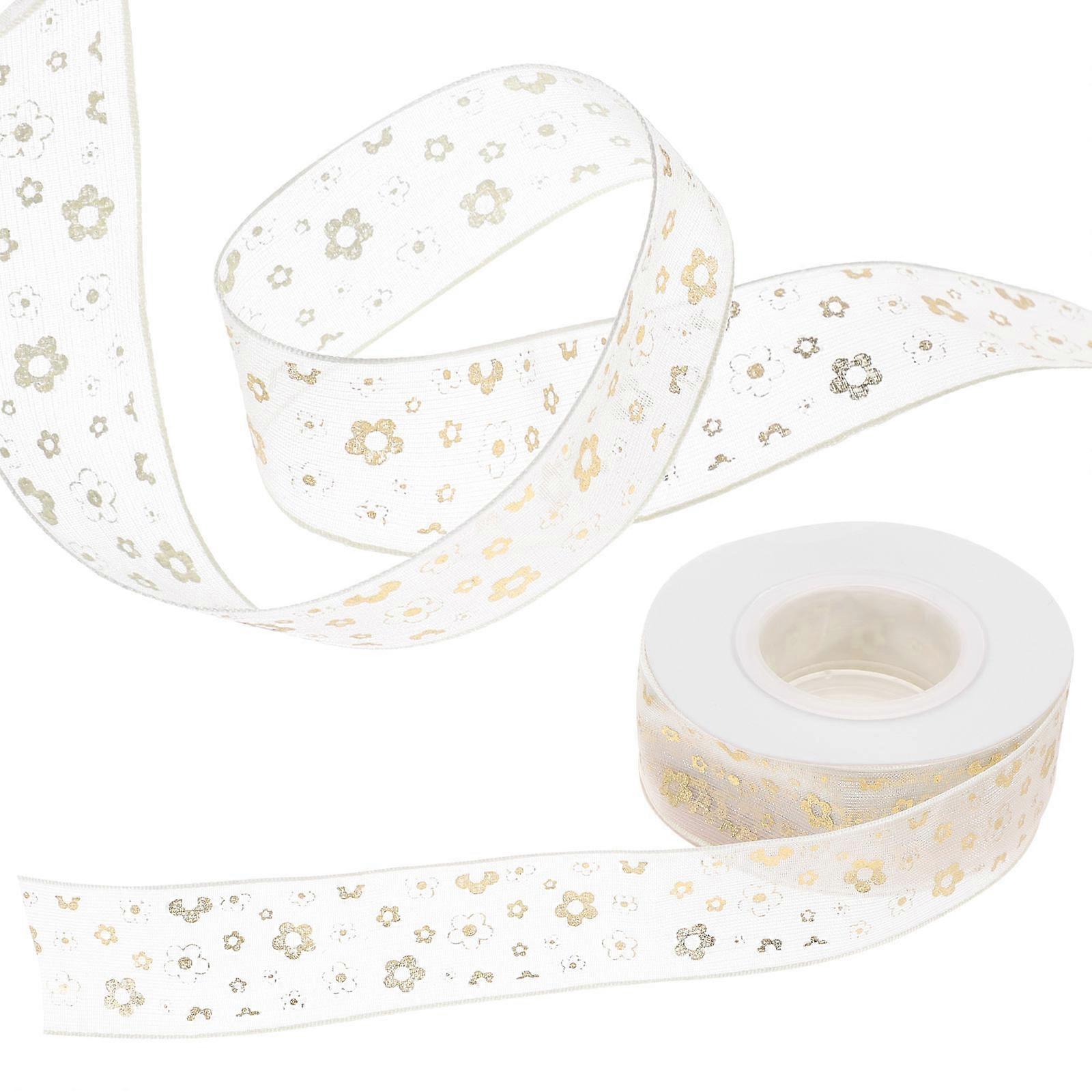 Gift Ribbon For Family Gatherings 2.5Cm Wide 9M Long Decorative Craft Ribbon 4 Rolls