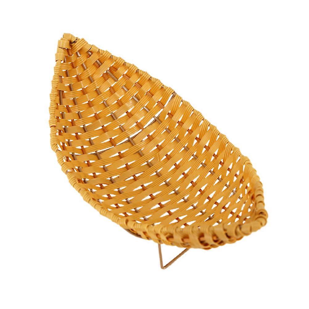 Creative Woven Craft Basket for Snack Storage 2Pcs Desktop Basket