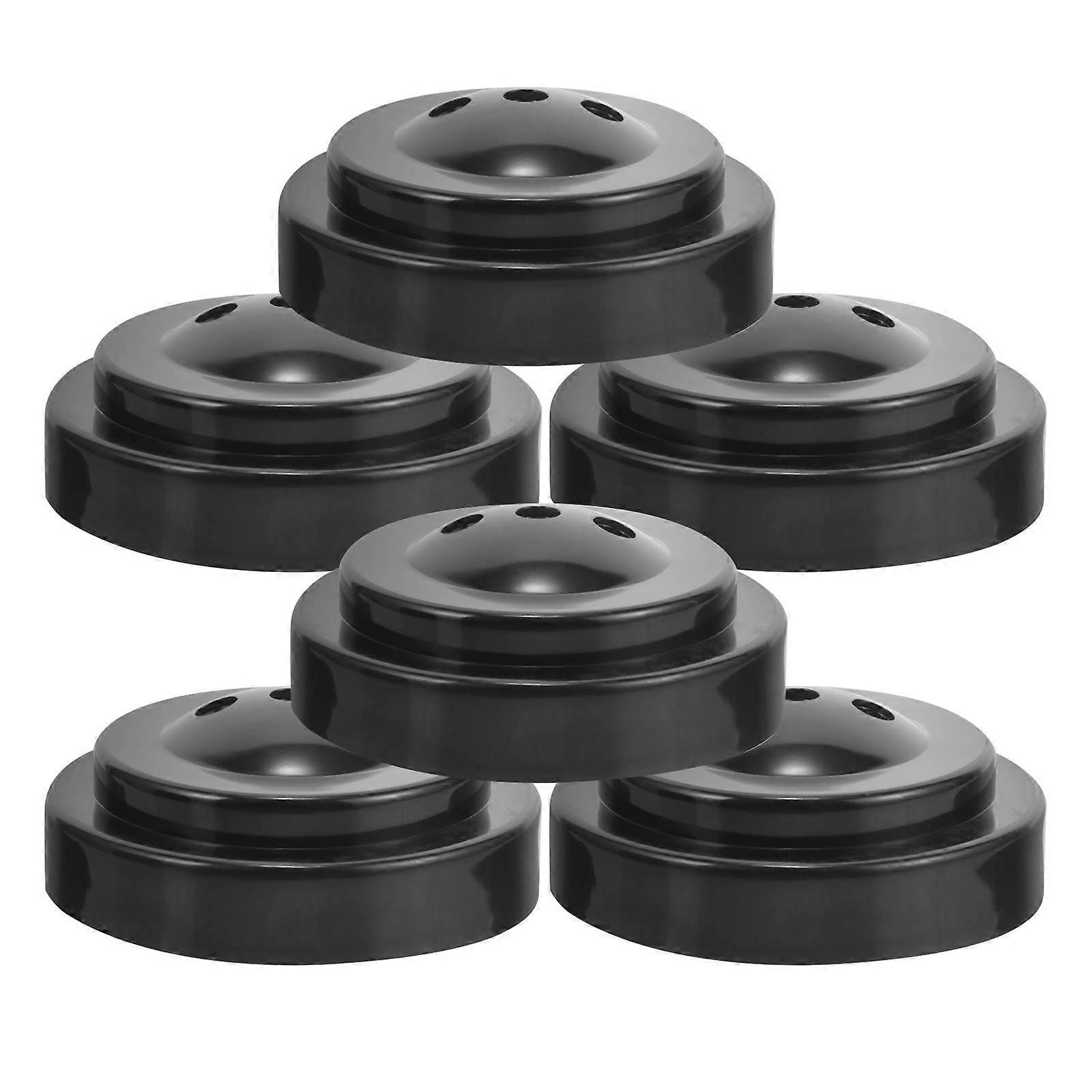 Office Desk Mini Flag Pole Stand for Decoration 24Pcs Black Plastic