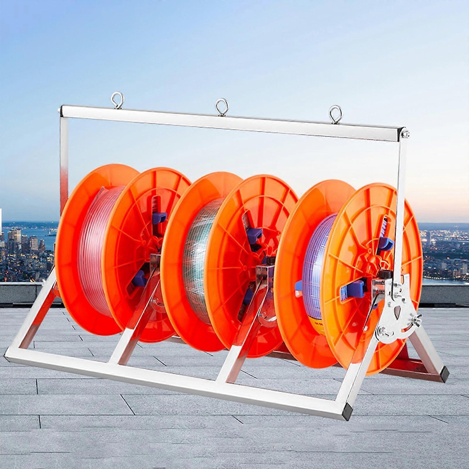 Wire Spool Dispenser Adjustable With Independent Bearing For Cable And Rope Organization Cable Management Spool Holder