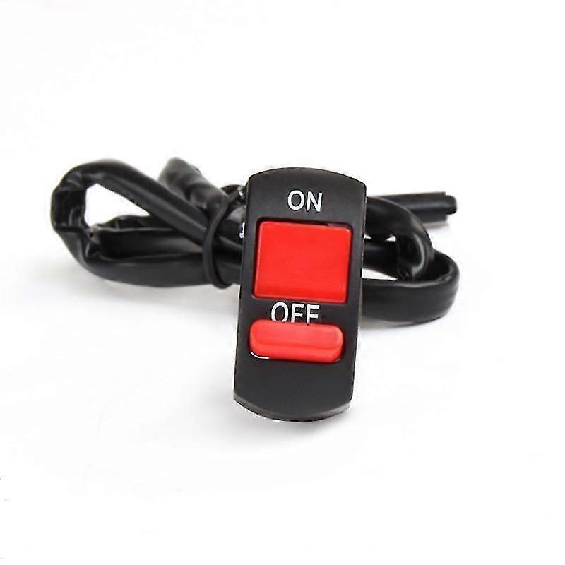 Universal Motorcycle Handlebar Mount On/off Button Switch Flameout Switch Headlamp Light Switch Controller For Suv Atv Motor