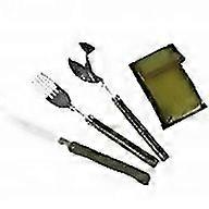 For Portable Mini Tableware Set Outdoor Tool Folding Cutlery Set With Spoon Fork Knives For Camping