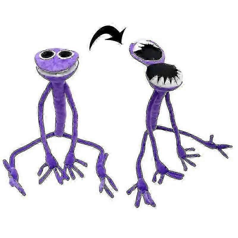 مايك 80 سنتيمتر أصدقاء قوس قزح دمية أفخم لعبة لعبة شخصية الخوف الوحش الأرجواني يمكن فتحها أفخم محشوة هالوين اللعب هدايا-ص