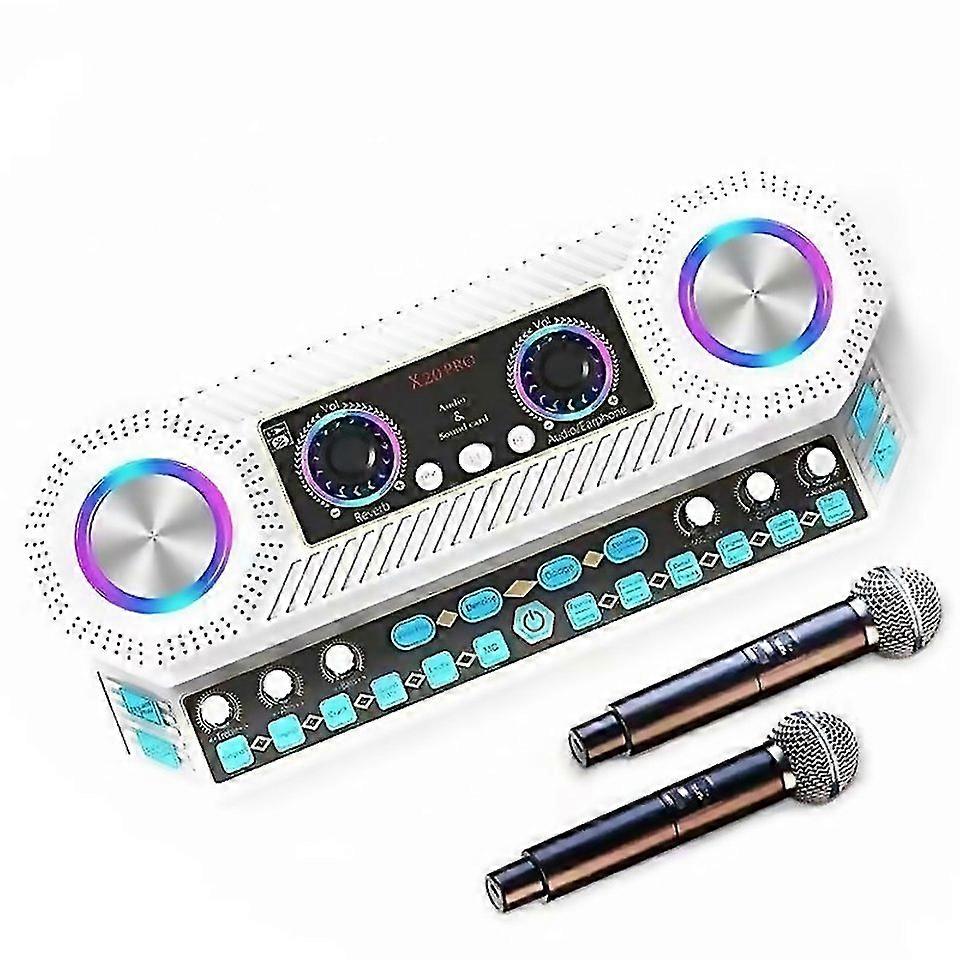 Carte son multifonction pour chant X20, machine audio, danse carrée, karaoké, sans fil, Bluetooth