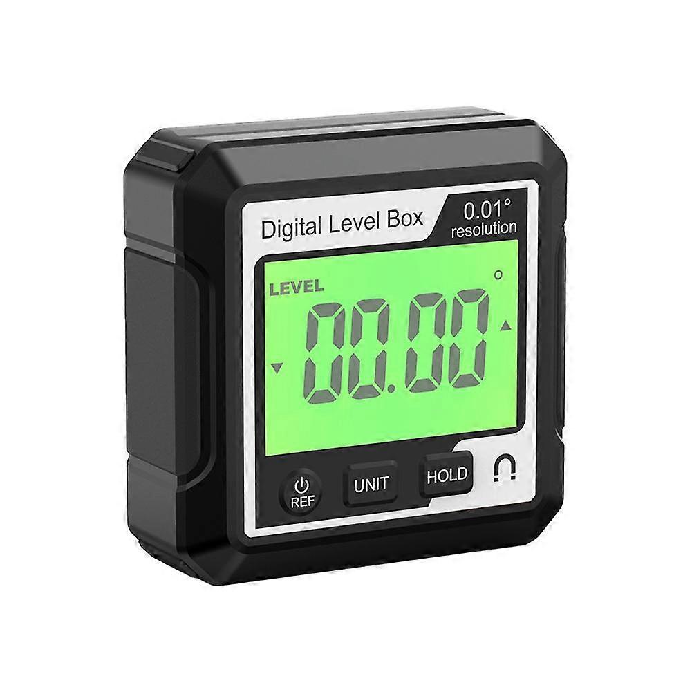 3-in-1 Digital Protractor Magnetic Level Angle Finder High Precision 0.05° Resolution with LCD Backlight for Woodworking and Metalworking