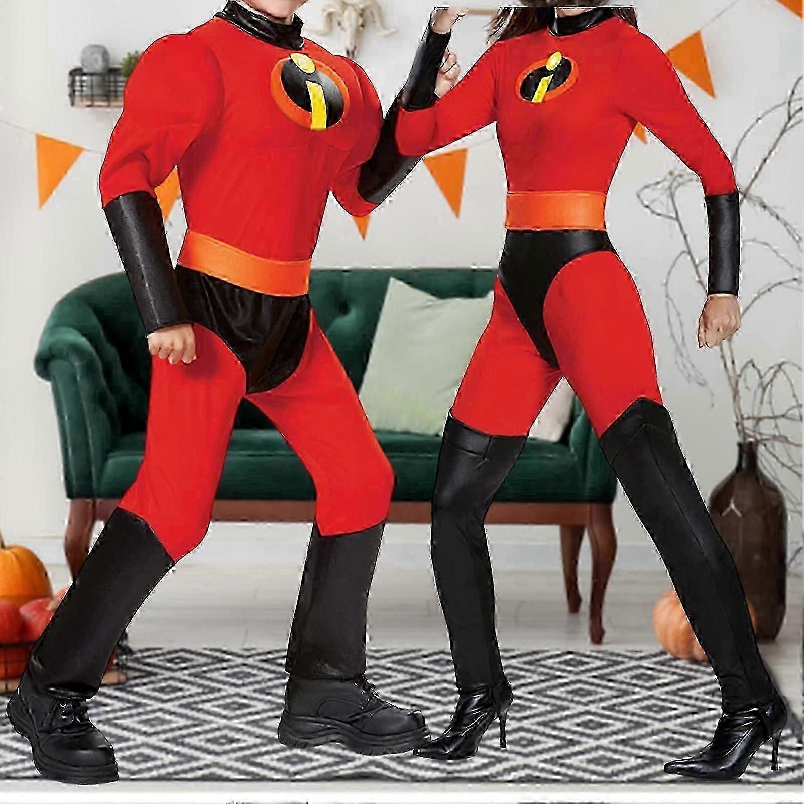 Déguisement Les Indestructibles - Tenues de carnaval et de fête d'Halloween pour hommes et femmes, costume de cosplay de super-héros.