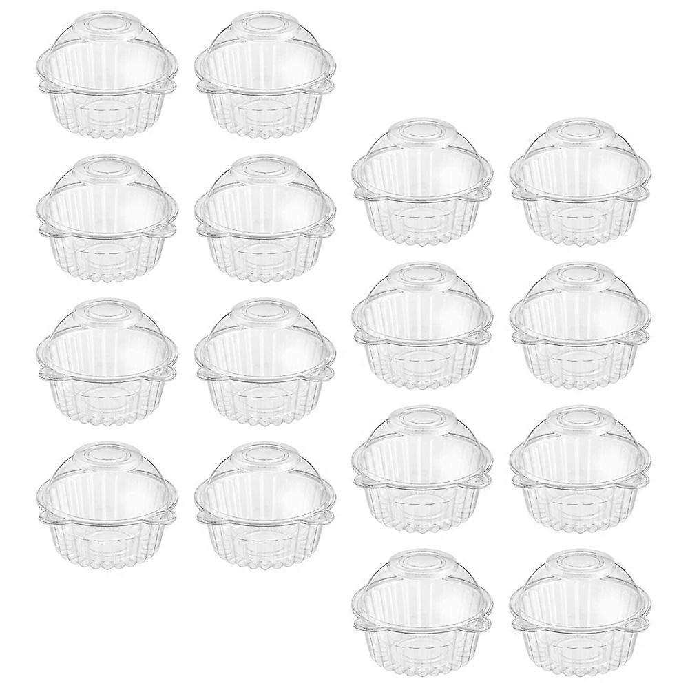 Cake Carrier Portable Cake Container for Storage Use 50Pcs Transparent