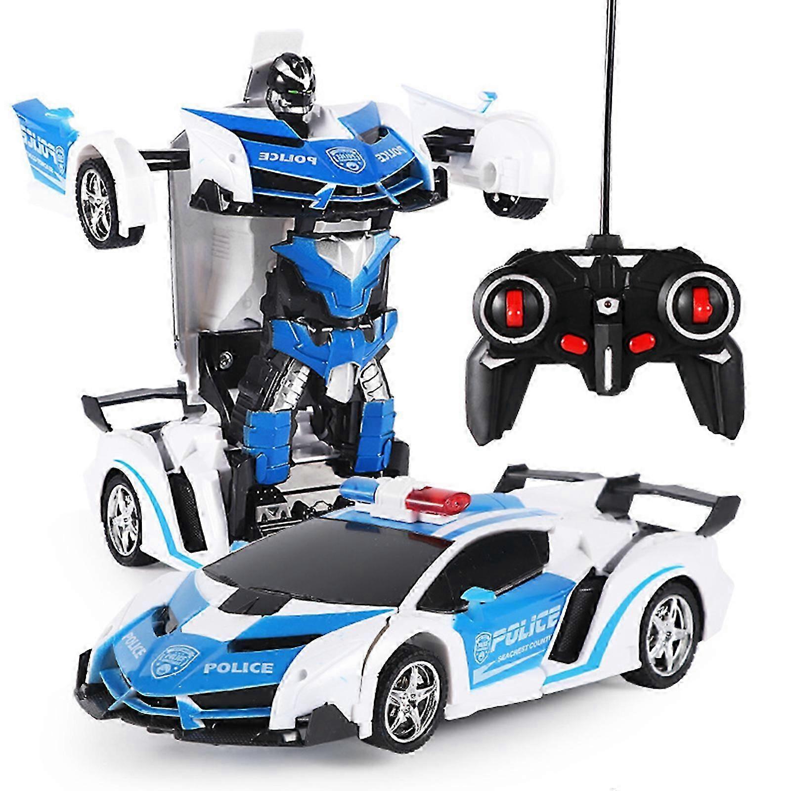 Transform Remote Control Car - RC Cars, One-Button Transforming, 360 Rotation Drifting, Gift Kids Aged 3+