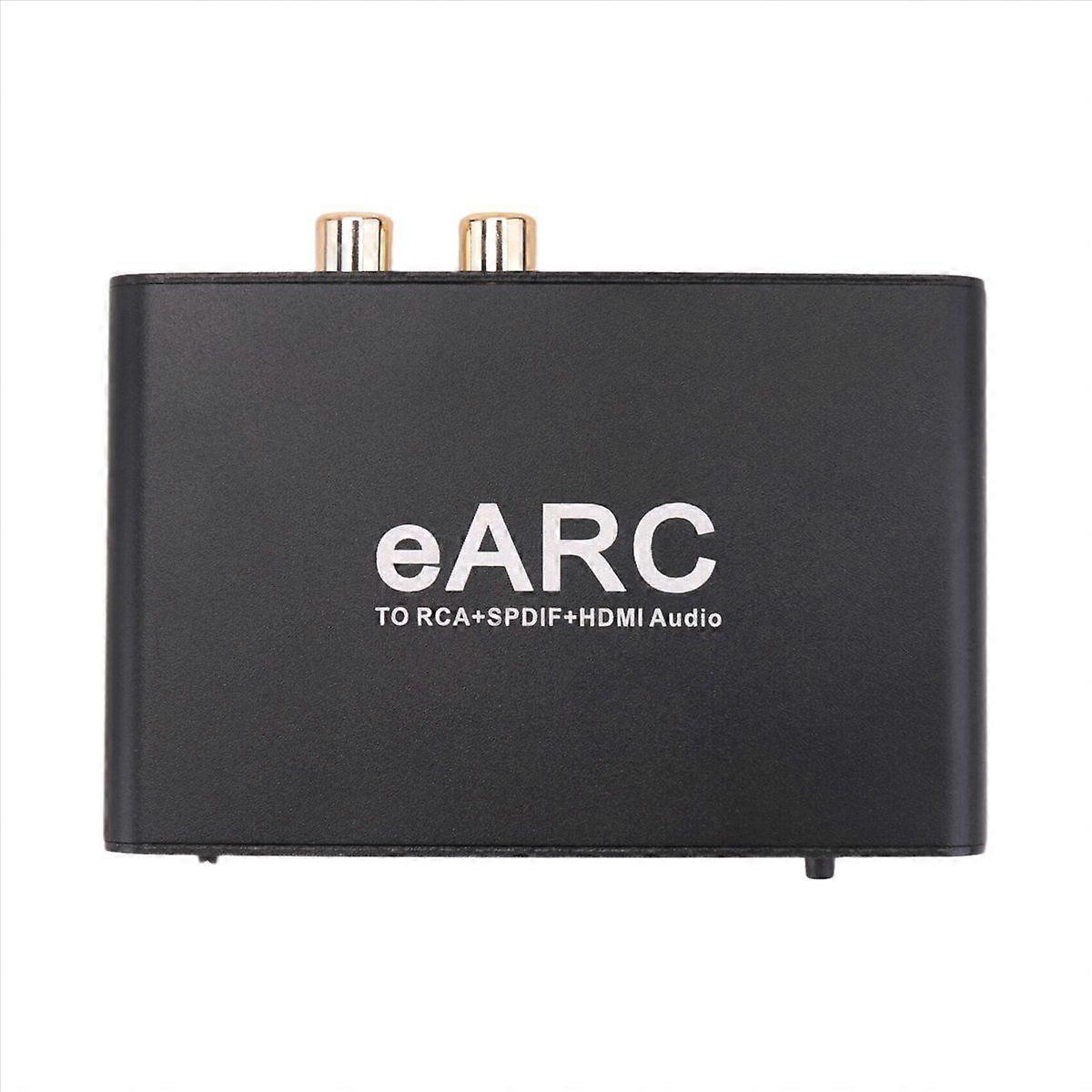 EARC ARC Audio Converter, EARC Sound Extractor Aux Sound Extractor Adapter for TV to Soundbar Speaker Amplifier