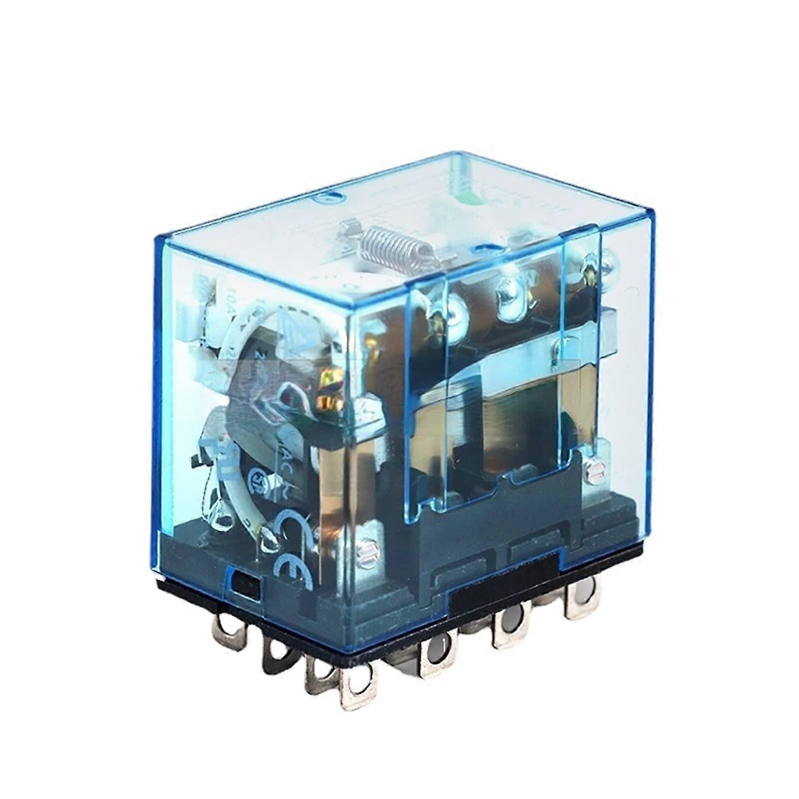 14 Flat Pins 4DPT DC24V 10A General Purpose Relay 1Pcs