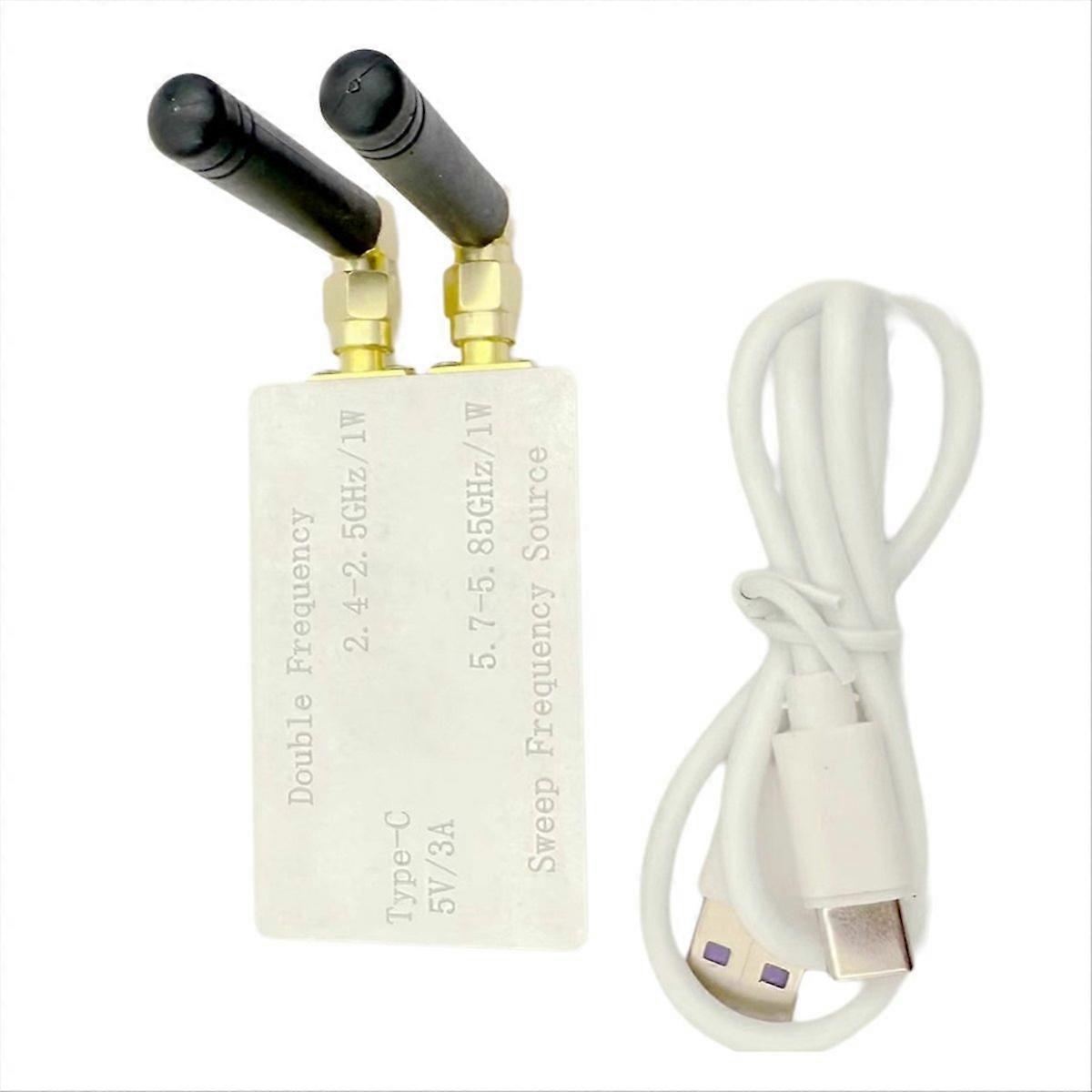 1W WiFi Bluetooth Dual Frequency Sweep Signal Source VCO Generator