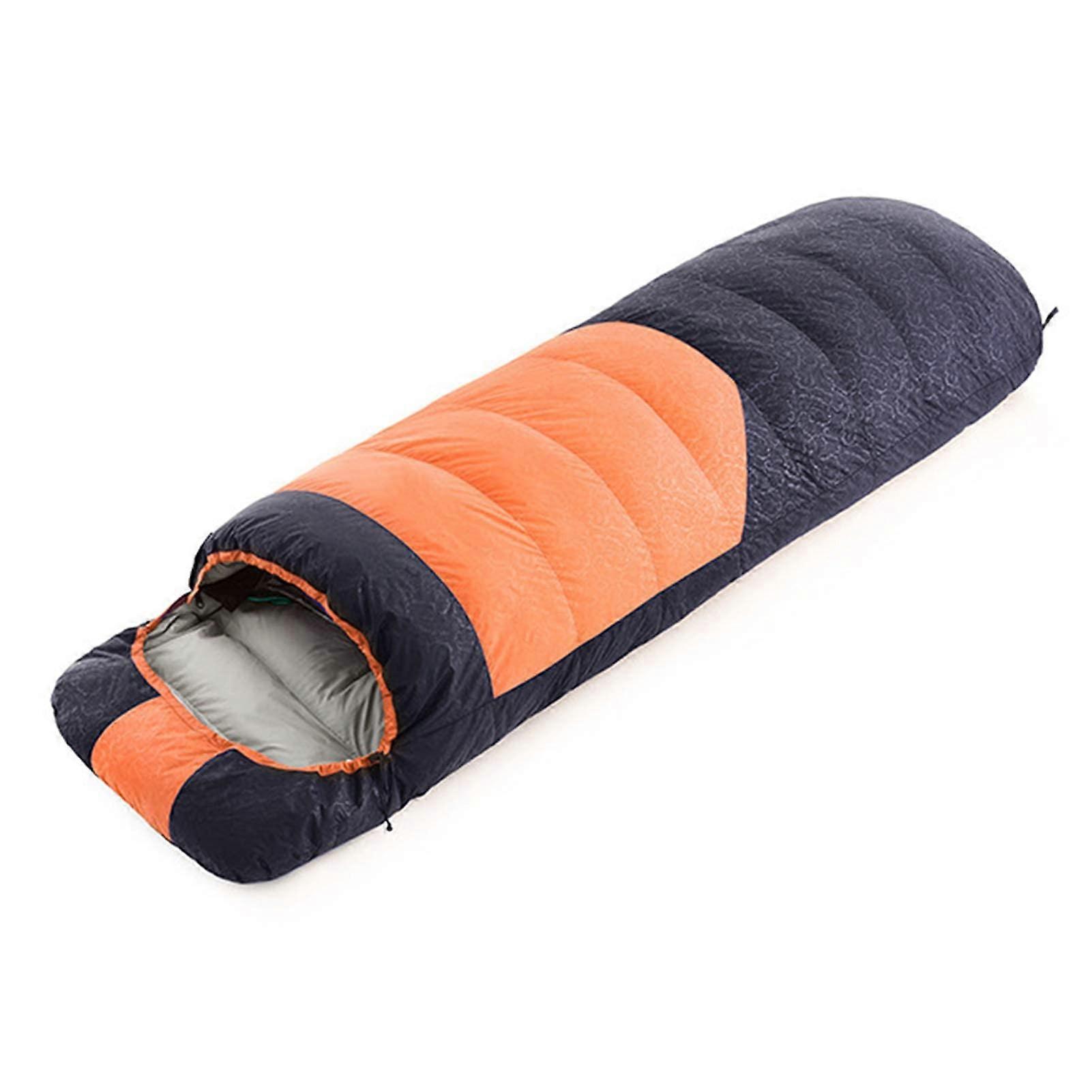 Sleeping Bag Stuff Sack, Machine Washable Down, Waterproof Stitching, Envelope Sleeping Bag, Teens & Adults, Red/Orange