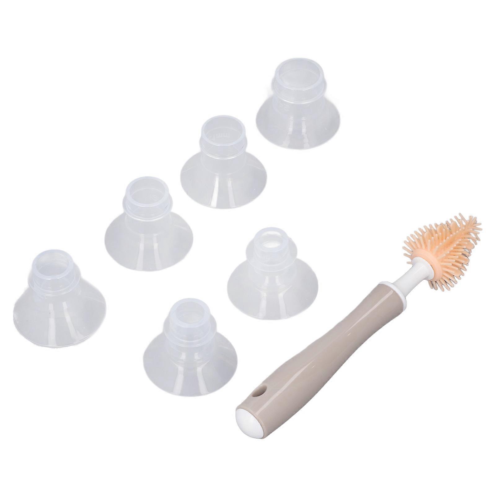 Breast Pump Flange Reduce Down to Correct Size 13 15 17 19 21 24mm Silicone Flange Insert Accessory for Home 