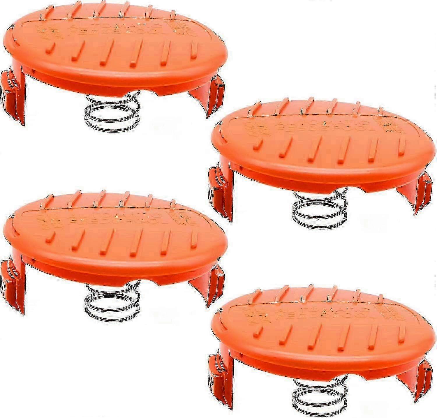 Spool Cover & Trimmer Line Spool Replacement - Pack of 4 Caps with Spring for AFS Grass Trimmer - Durable & Convenient