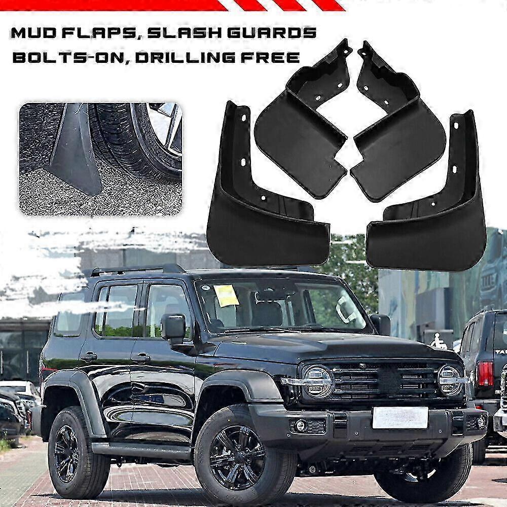 Exquisite Mud Flaps for GWM Tank 300 2021-2024 Splash Guard Mudguard Fender MudFlaps