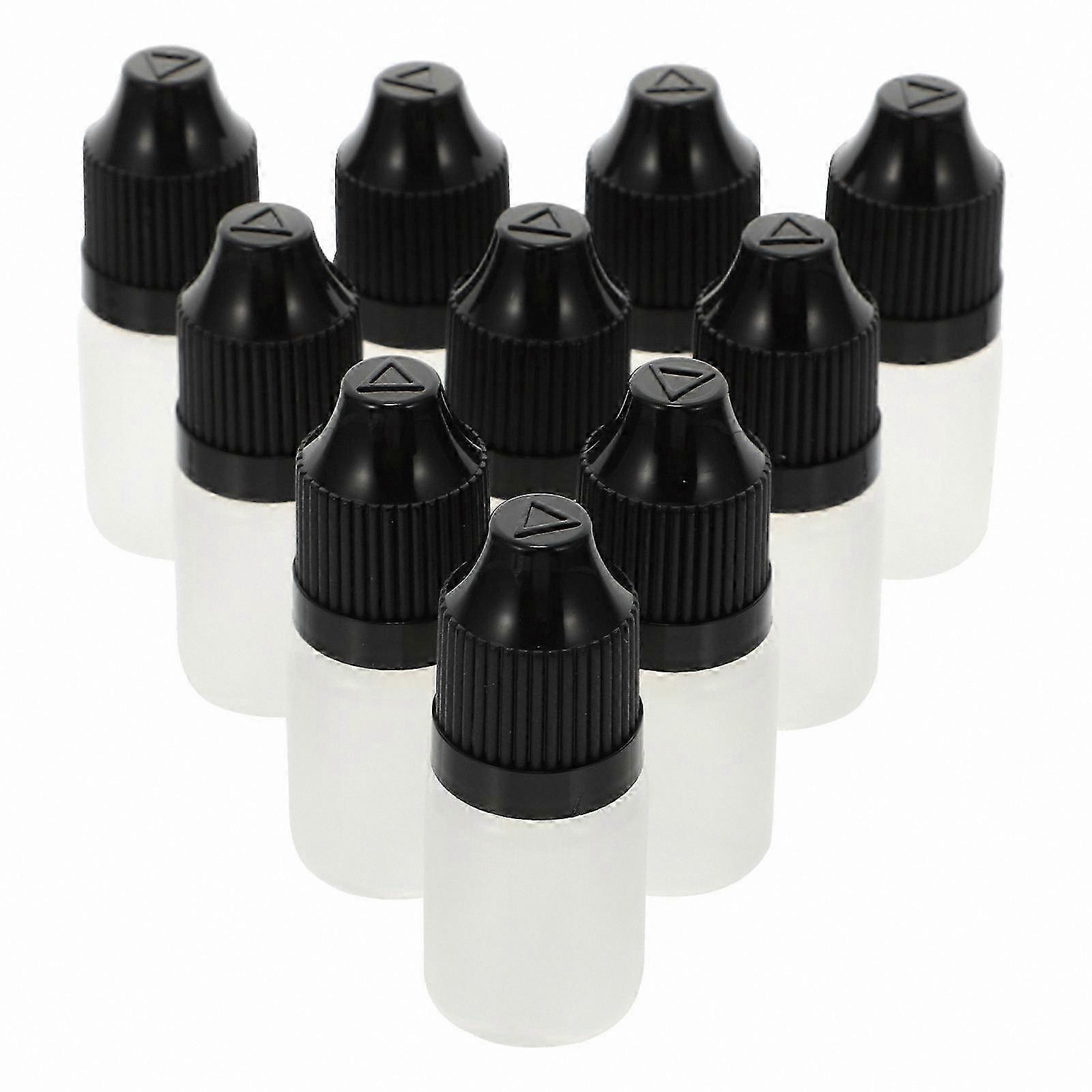 5ml LDPE Squeezable Dropper Bottles Reusable for Storage Refillable Solution Containers