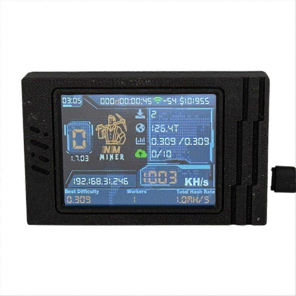 NerdMiner V2 MAX Solo Miner 1050KH/S BTC Crypto 2.8 Inch Smart Display Miner Nerdminer Win 3.125 BT