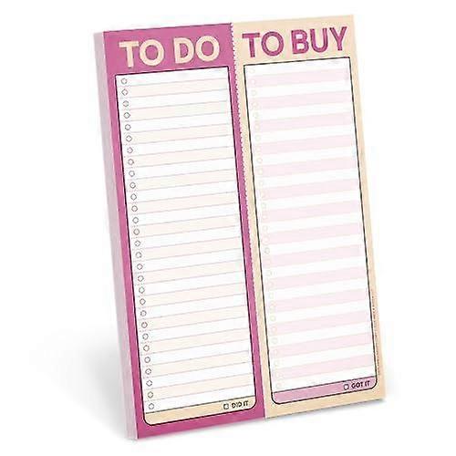 Knock Knock To Do  To Buy Perforated Pad Pastel Version by Knock Knock Other printed item Book