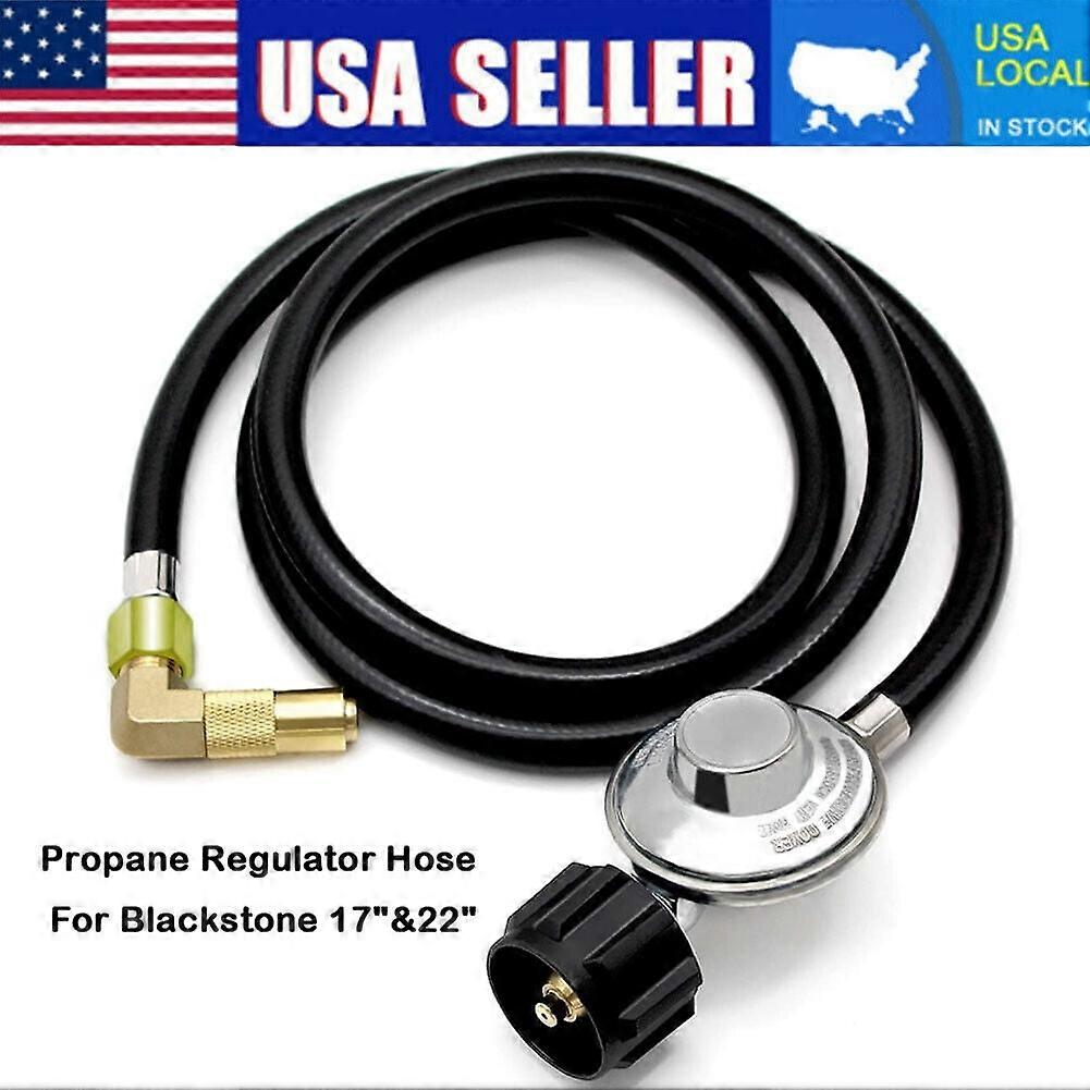 5FT Gas Propane Regulator Hose QCC1 Type Fitting Adapter 17"&22''