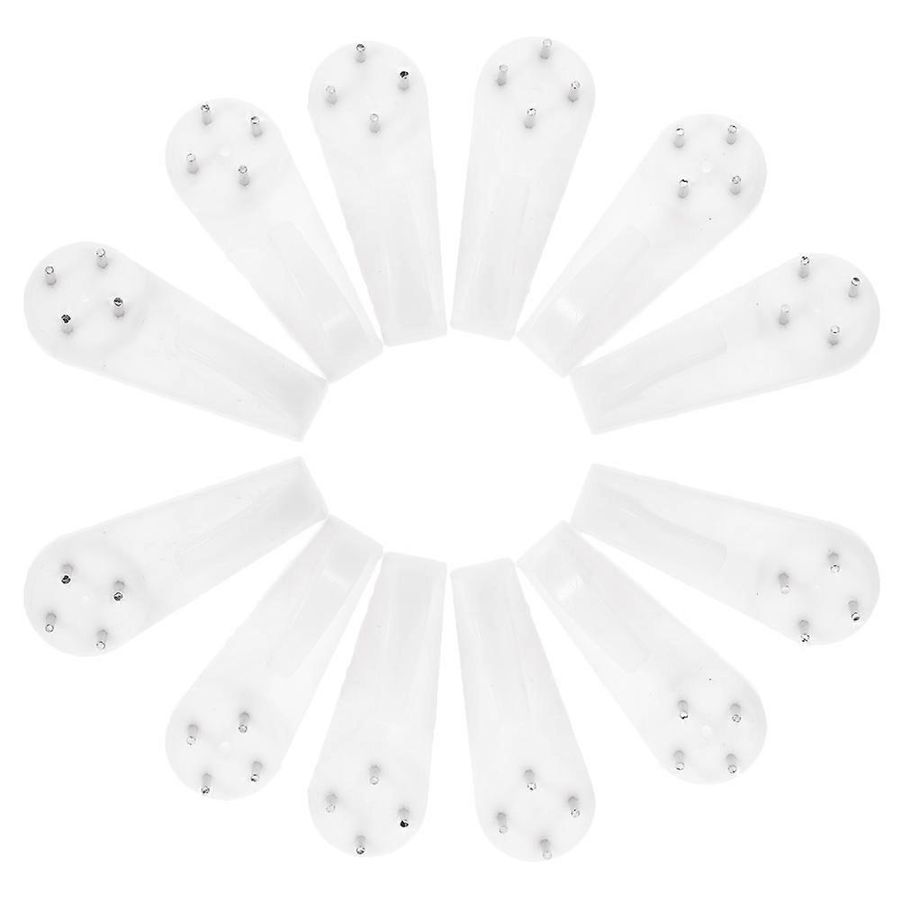 Non Trace Hanger for Fixing 50Pcs White Plastic Seamless Picture Frame Nails