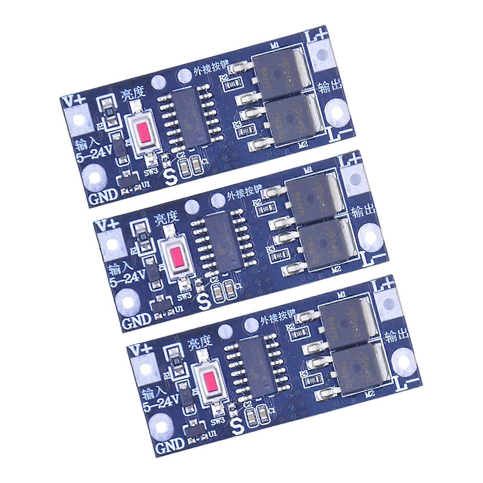 Low Voltages LED Light Driver with Customizable Fade In/Out Timing and Shortcircuits Prevention Multicolor