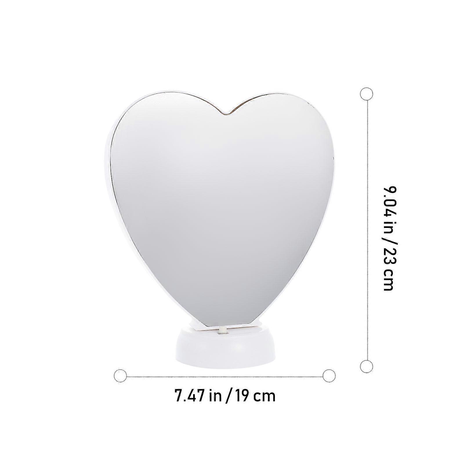 LED Photo Frame Heart Shape for Desktop with LED Light Photo Frame