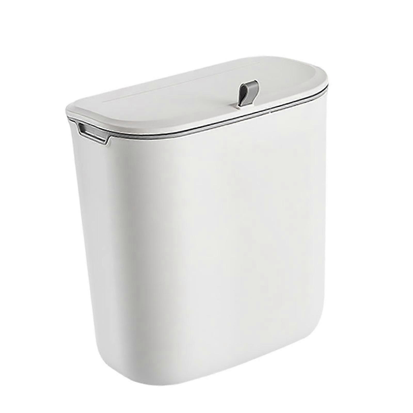 Pp Wall Mounted Dustbin With Lid On