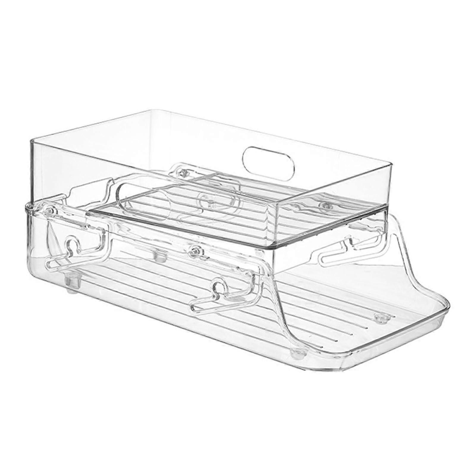 Soda Can Organizer 2Tier Drink Can Holder For Refrigerator Container UN