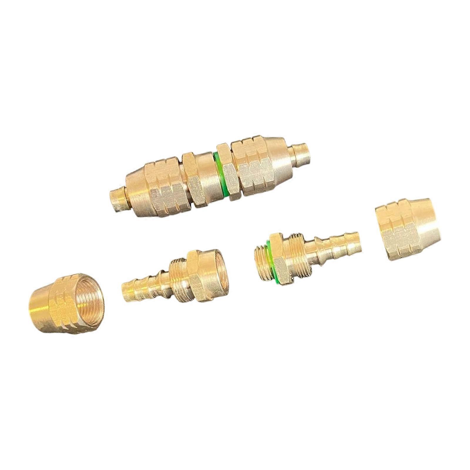 Quick Connect Irrigation Fittings Reusable Hose Splicer Sprays Hose Copper Joint Air Hose Fitting Easy to Install Multicolor