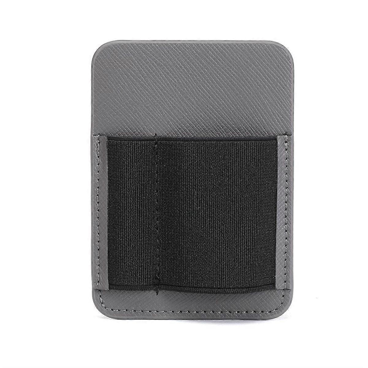 Pocket Phone Audio Decoder Storage Bag Phone Pouch Elastic Bands for Magnetic Absorber Kit Grey