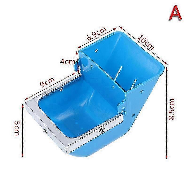 1PC Rabbit Feed Box Hopper Rabbit Cage Rabbit Anti Pickling Feed Trough w