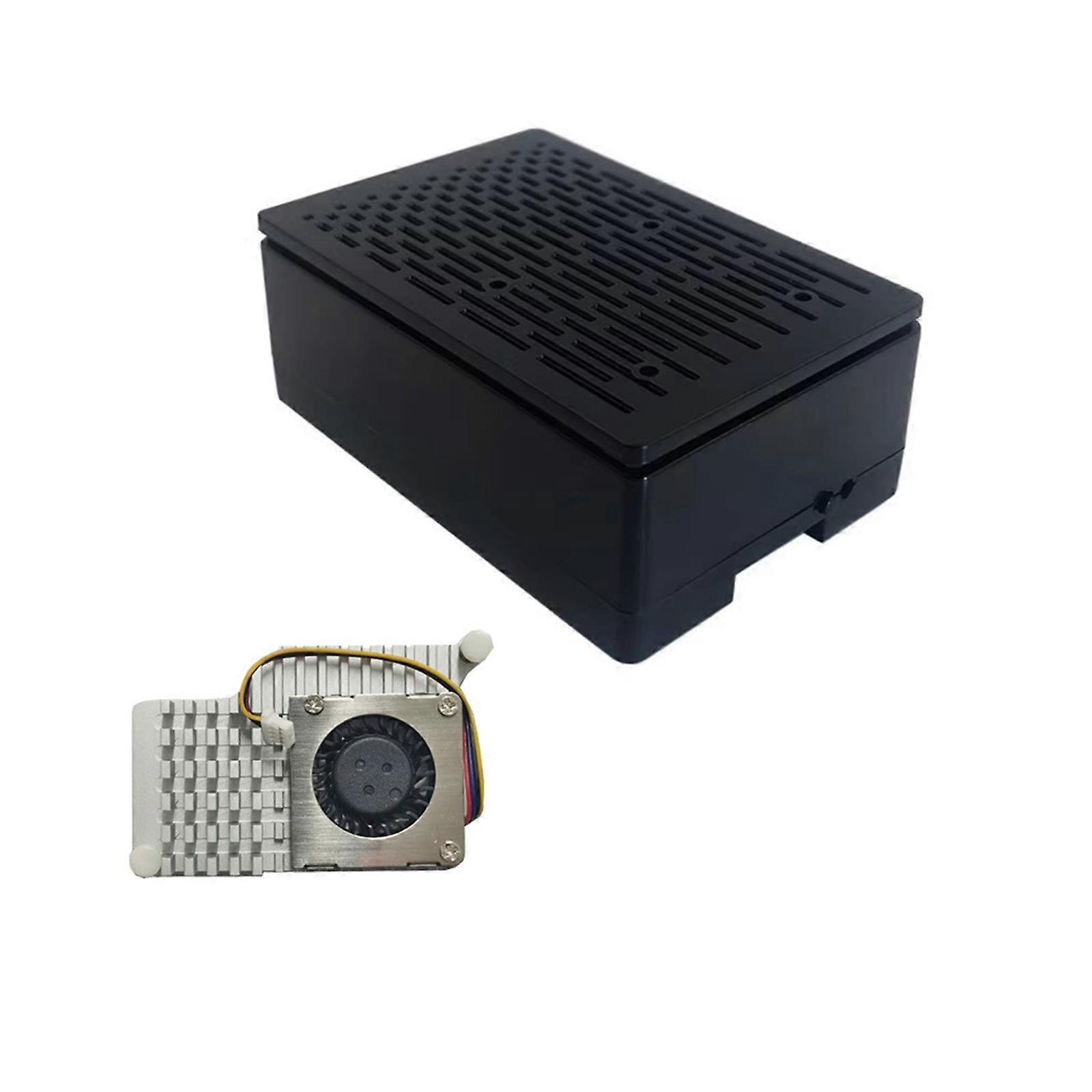 Cooling Case for RPi 5 Board Cover Enclosure with Optional Official Heatsink Fan for RPI5 Development Board Case Multicolor