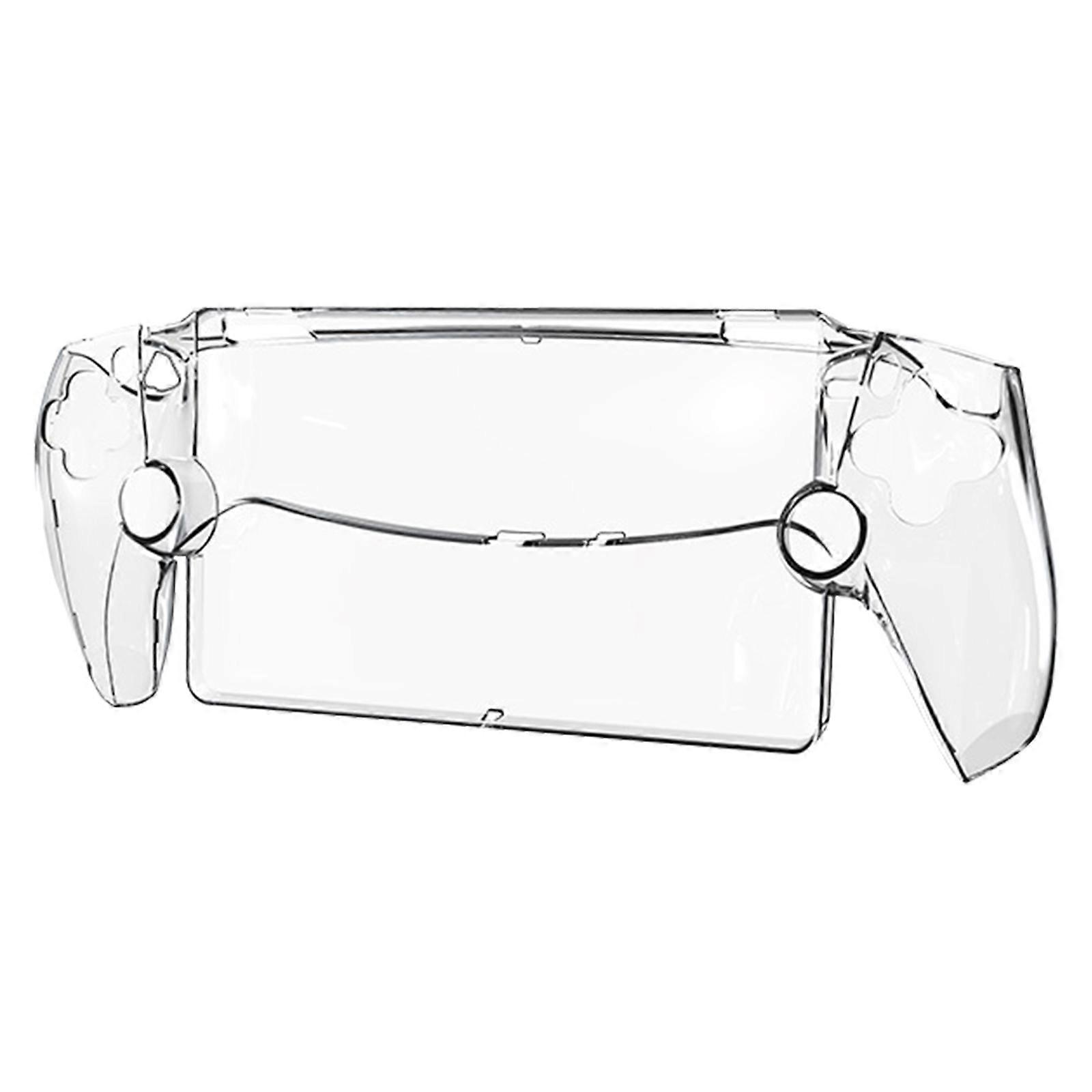 Protective Case for Game Console Transparent Protective Skin Cover All-Around Protective Accessories Remote Player  White