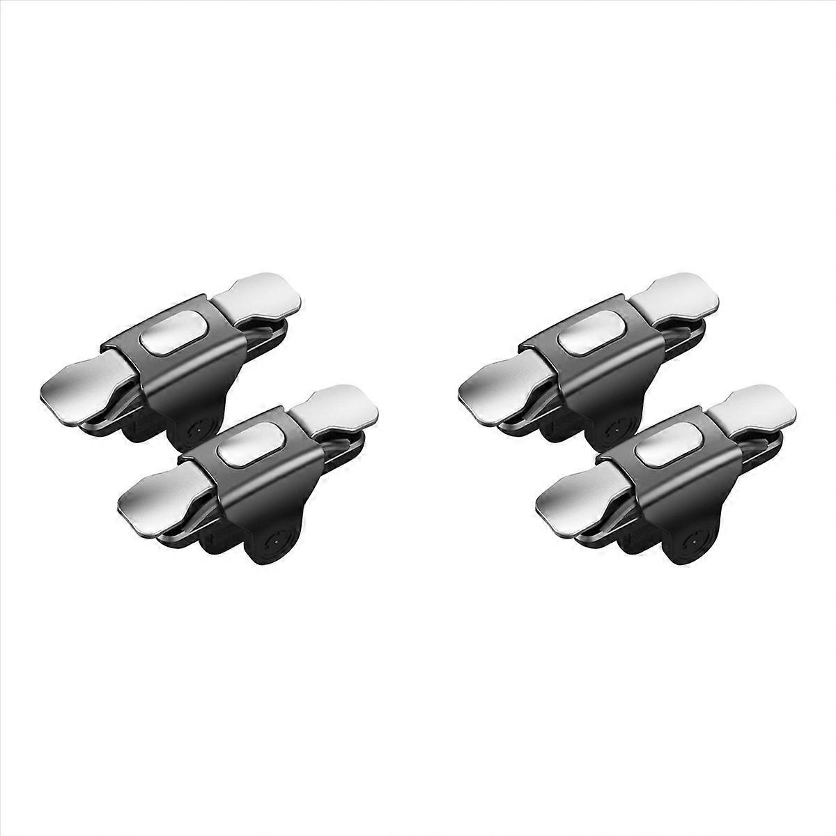 4X Mobile Game Trigger for Phone Gaming 4 Finger Trigger L1 R1 Aim Keys Game Controller Sensitive Ph