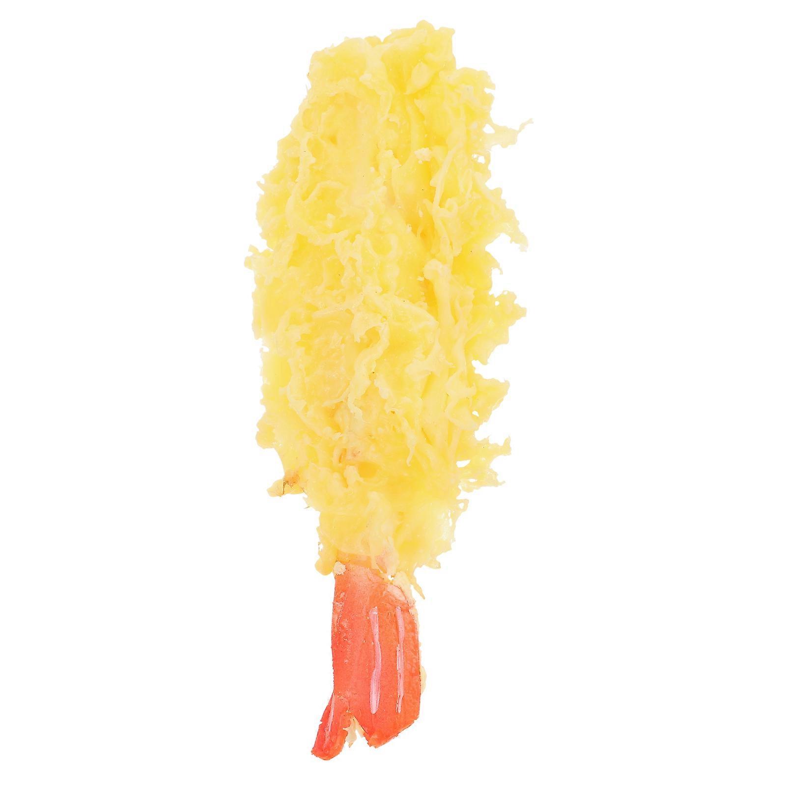 Fake Fried Shrimp Tempura Prop for Photography Display PVC