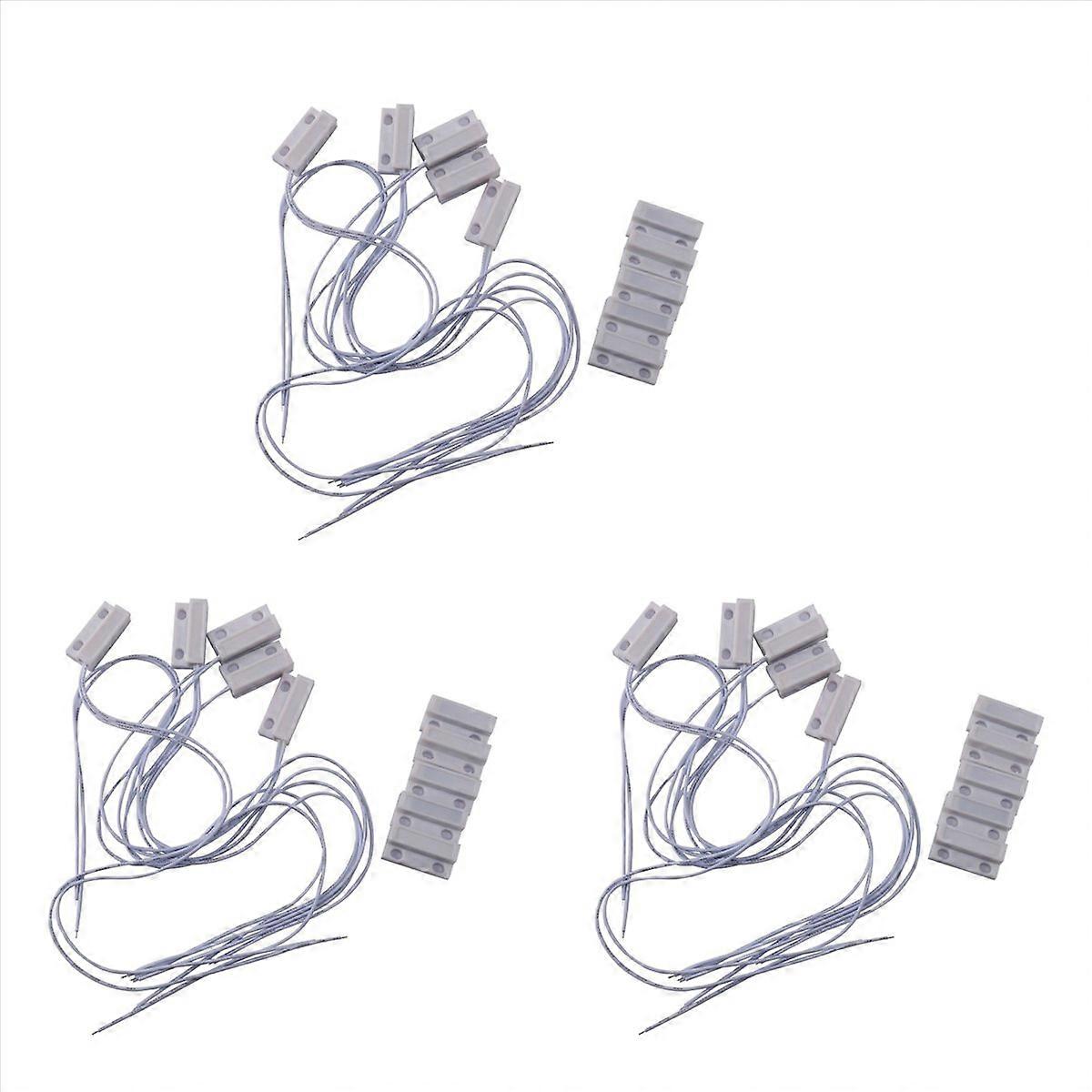 5 Pcs -38 Wired Door Window Sensor Magnetic Switch