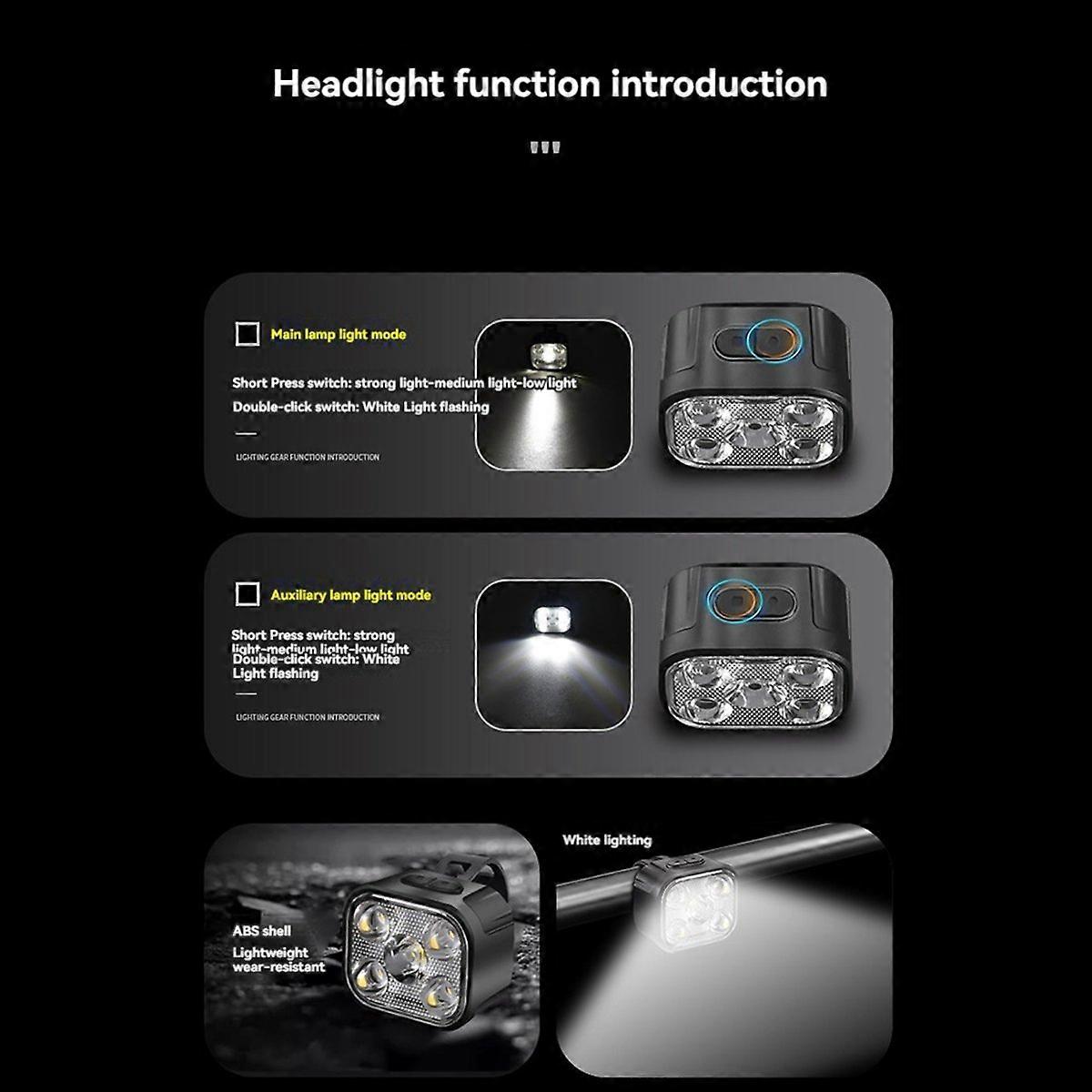 Bicycle Lights High Bright Cycling Lamp Front and Rear