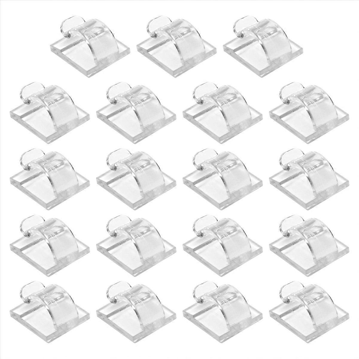 Hooks for Outdoor String Lights Clips 15 Pack Clips Clear Light Hook