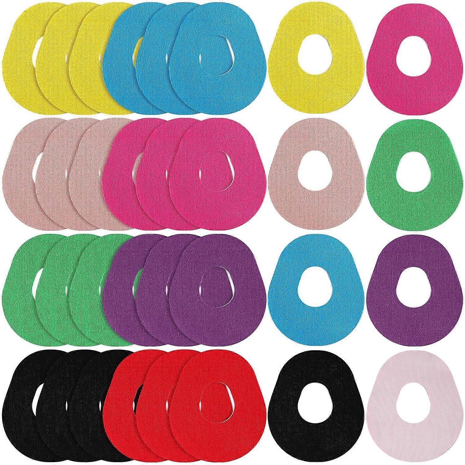 24 Pcs Adhesive G7 Overpatch Waterproof Sweatproof G7 Adhesive Patches Flexible Breathable Glucose Monitor Sensor Covers Sensor Patches for Continuous