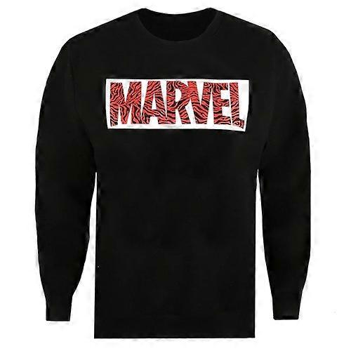 Marvel Womens/Ladies Zebra Logo Sweatshirt