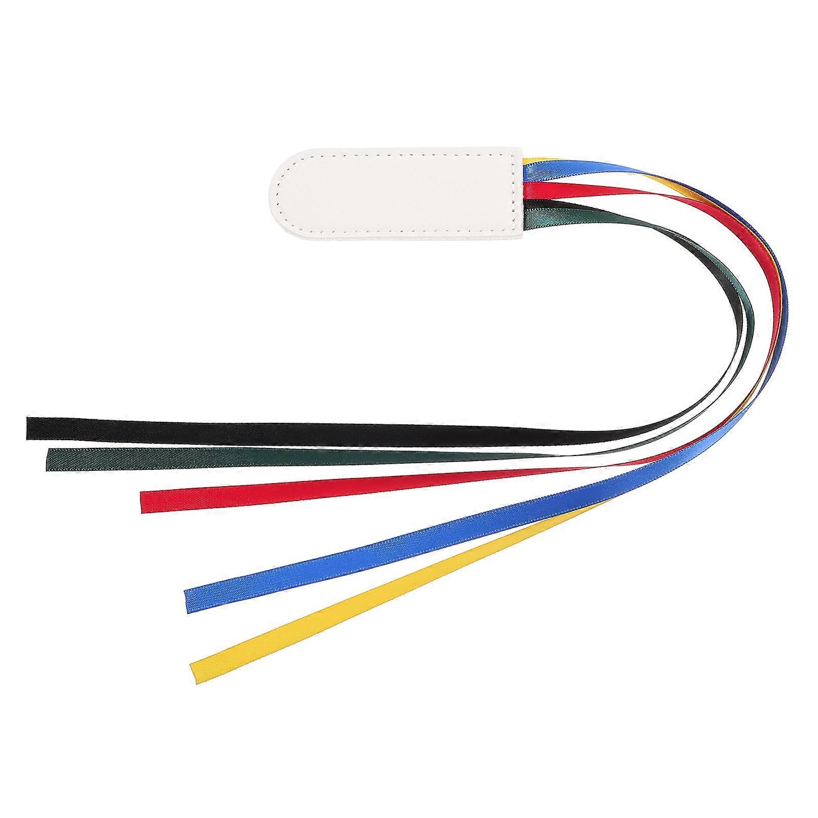 White Decorative Ribbon Book Marker for Decor PU